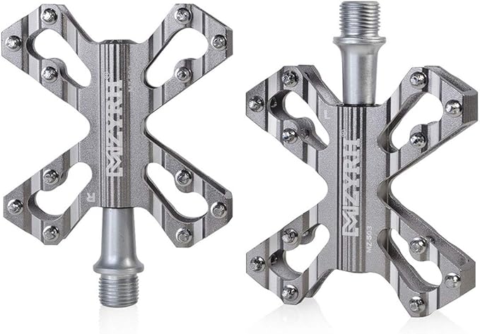 ThinkTop 3 Bearing Ultralight MTB BMX Road Mountain Bike Pedals Platform Flat Aluminum Sealed Ever Lubricate Bearing Axle 9/16 Inch