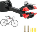 DASBET Wall Mounted Bicycle Repair Stand | Foldable Heavy Duty Maintenance Rack Workstand with Adjustable Bike Clamp for Variety of Bikes