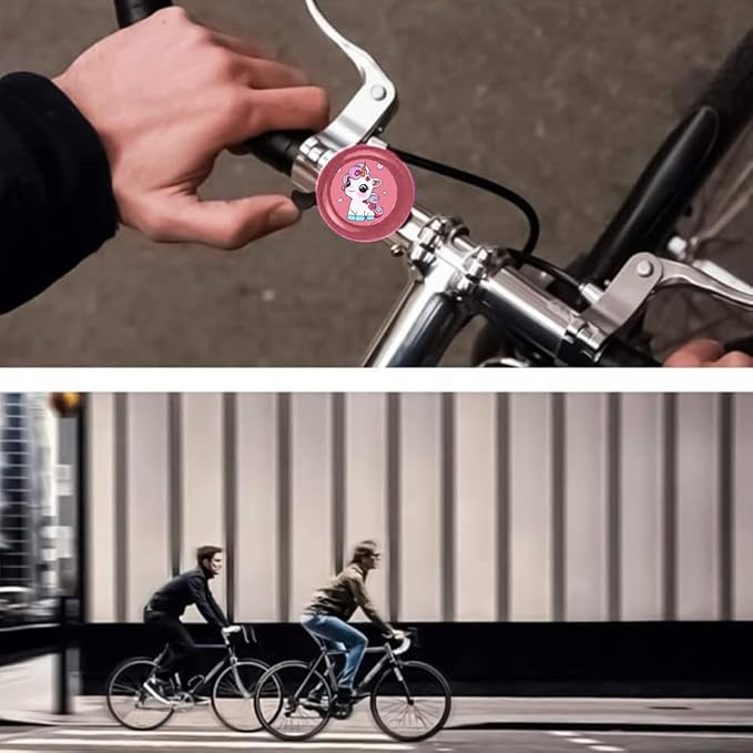 KANGHAR Case Bike Bell Cute for Kids Girls Boys Pink