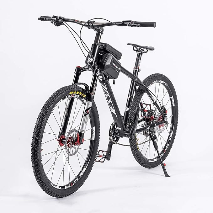 BUCKLOS 25.4/31.8mm Mountain Bike Handlebars Flat/Riser Bar, Aluminum Alloy MTB Handlebar 660/720/780mm, Premium Matter Mount Bikes Bicycle Handle Bar