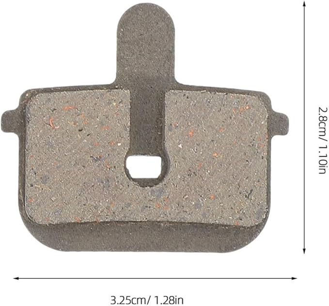 Homoyoyo Mountain Bike Disc Brake Pads 5 Pairs Hydraulic Semi-Metallic Bicycle Brake Pads for Electric Bikes Universal for Trail and Urban Riding