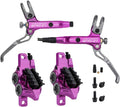 MEROCA IIIPRO E4 Hydraulic Disc Brake Set - 4-Piston MTB Brakes, 641N Braking Force, TUV Certified, Lightweight 475g, for Mountain/E-Bike/Folding Bicycles