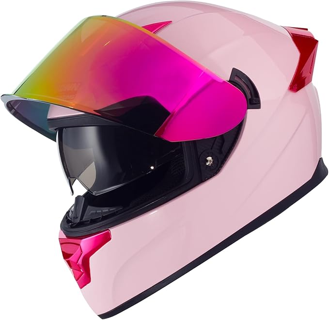 Motorcycle Helmets Street Bike Full Face Motorcycle Helmet Motorbike for Adults DOT Approved Helmets, F-700