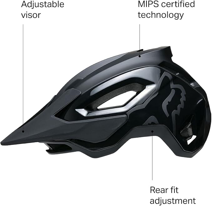 Fox Racing Speedframe Pro Mountain Bike Helmet, Black, Small