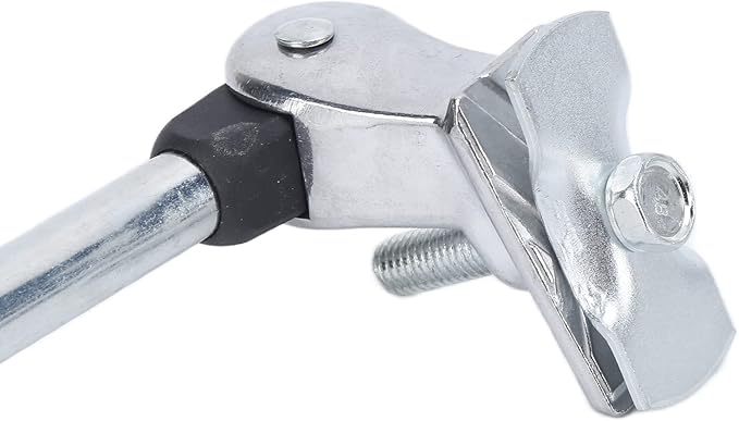 Kickstand, Aluminum Alloy Center Mount Kickstand for 24-27 Inch Mountain Road Bikes (Silver)