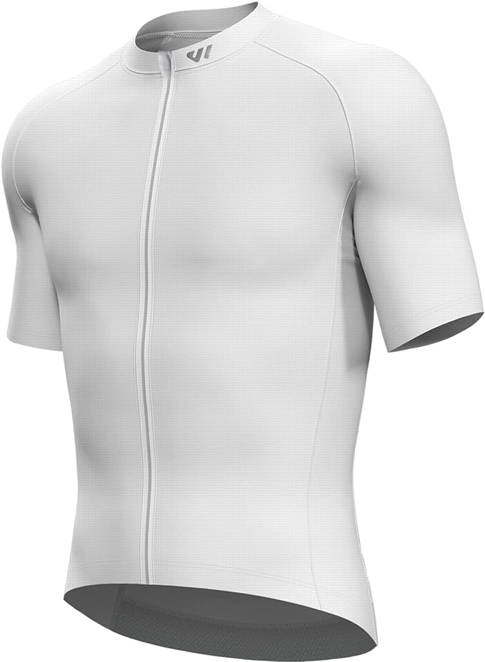 Lo.gas Cycling Jersey Men Short Sleeve, Road Bike Jerseys Full Zipper with Pockets, Bicycle Clothing Breathable Quick Dry