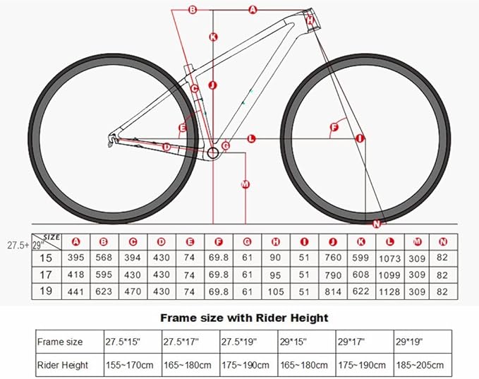 Carbon Hardtail Mountain Bike Frame 27.5er 29er Disc Brake Bike Frame 15''/17''/19'' XC Internal Routing Frame Thru Axle 12 * 148mm Boost(Light Gray,19'')