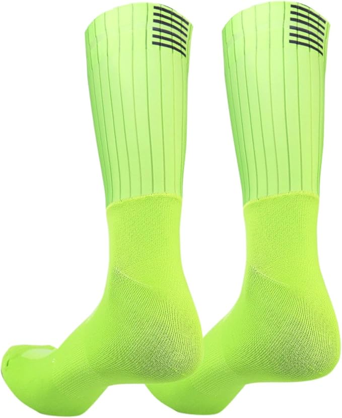Aero Socks Cycling Men Women Non-Slip Silicone Aerodynamic Cycling Aero Socks one size 6-12