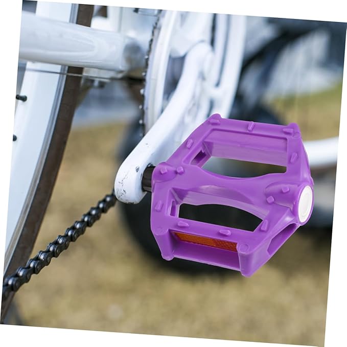 2pairs Flat Mountain Bike Pedals -Skid Outdoor Cycling Pedals for Youth and Adults Replacement Enhanced Grip for Rough Terrains
