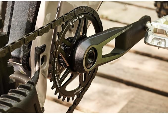 Wolf Tooth Direct Mount Chainring for SRAM 8-Bolt Raw Silver