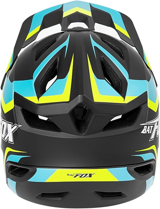 BATFOX Full Face Mountain Bike Helmet for Men Women Adult Helmet Downhill DH BMX MTB