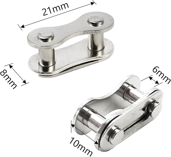 4 Pairs Bicycle Missing Link 1/6/7/8/9/10/11/12 Speed Chain Reusable Steel Bike Chain Link