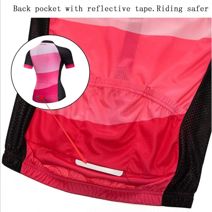 Cycling Jersey Women MTB Tops Mountain Bike Jersey Shirts Short Sleeve Summer