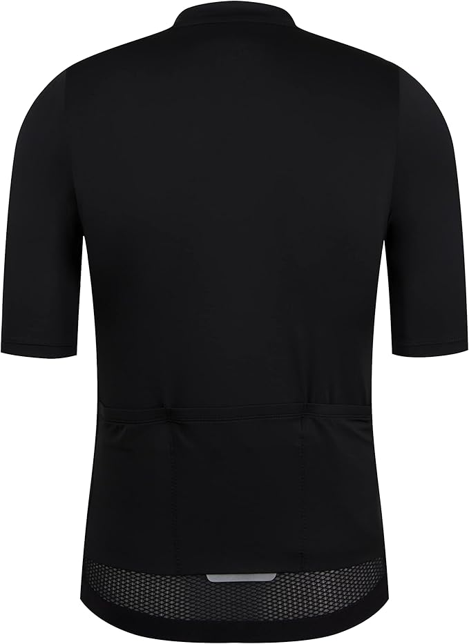 Men's Cycling Jersey Zipper Pocket Short Sleeve Lightweight Aero Race Fit Bike Jersey, UPF 50+ Biking Cycling Shirt