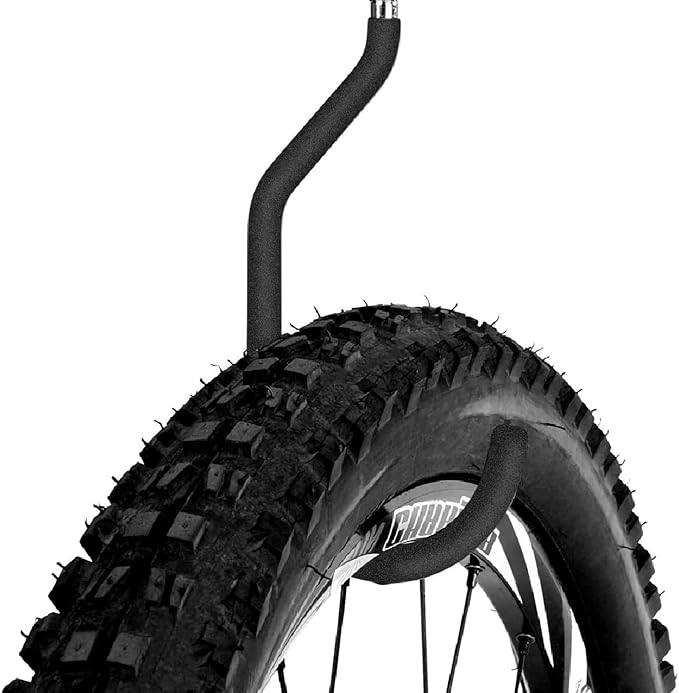 SMARTOLOGY Heavy Duty Bike Hook, 4 Pack Regular Size Bicycle Hangers, Ceiling or Vertical Wall Storage Hooks