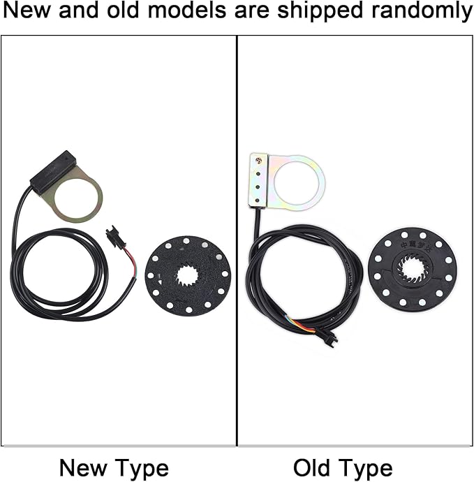 Pedal Assist Sensor, 12 Magnets Electric Bikes Sensor, Steel Pedal Assist Kit, Precise Electric Bike Speed Sensors with 43.3in Cable Length for Mountain Bike, PAS System