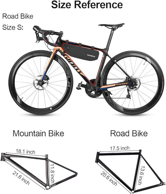 ROCKBROS Bike Frame Bag Waterproof Bikepacking Series