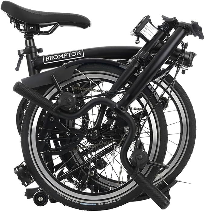 Brompton Folding Commuter Bike C Line 12-Speed | Compact, Lightweight, Urban Bike for Adults