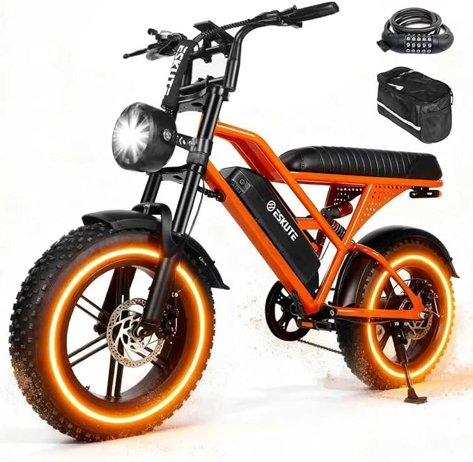 V100/V200 1500W Peak Electric Bike for Adults, 28MPH 48V13&20.8 Ah Removable Battery, 16/20"x4.0" Fat Tire, 7-Speed E-Bike with Dual Suspension – Commuter Ebike for Men & Women