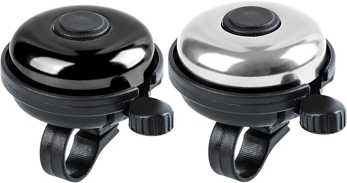 Classic Bike Bell, Aluminum Bicycle Bell, Loud Crisp Clear Sound Bicycle Bike Bell for Adults Kids