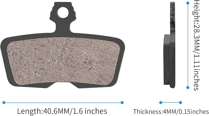 4-Piston MTB Bike Brake Pads Compatible with SRAM Code,Code R,Code RSC and Guide G2 RE/DB8/DB6/DB4 Bicycle Disc Brake Pads for Mountain Bike with Installation Tools