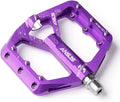ANSJS Mountain Bike Pedals MTB Pedals Bicycle Flat Pedals Aluminum 9/16" Sealed Bearing Lightweight Platform for Road Mountain BMX MTB Bike