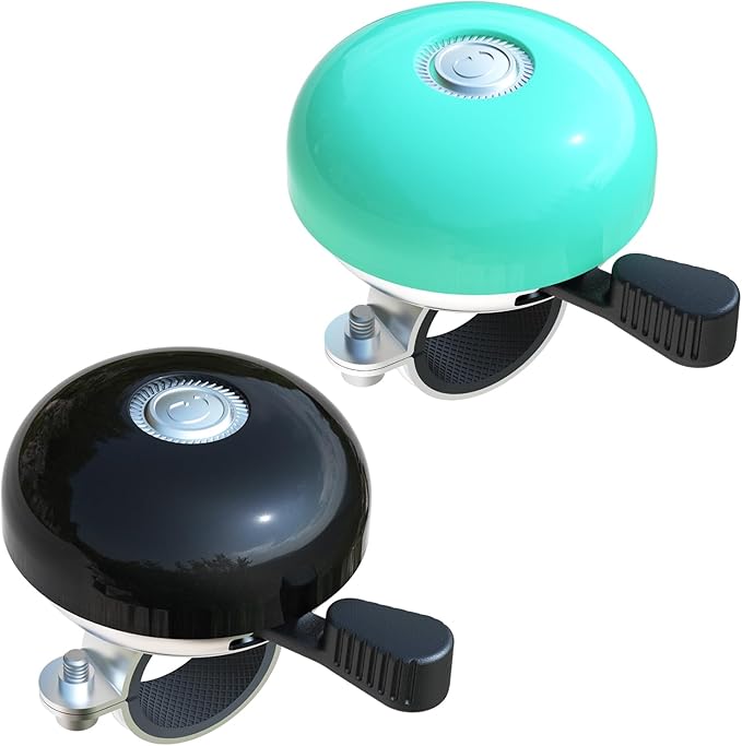 Greallthy Bike Bell Classic Bike Bells for Adults Kids, Bicycle Bell for Handlebars Adult, Loud Sound Beach Cruiser Mountain Bike Bell Accessories.