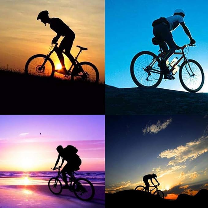 MOXILYN Men's Cycling Jersey Full Zip Riding Clothing Mountain Bike Tops Quick Dry - Bike Shirts