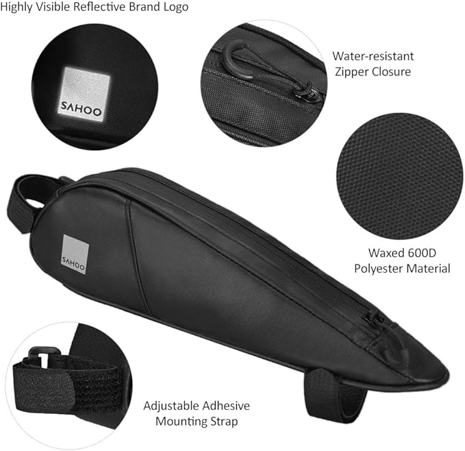 Bike Top Tube Bag, Bike Top Tube Bag Bike Frame Bag Waterproof Bicycle Frame Bag Bicycle Cycling Accessories Pouch