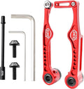 Linear Pull Bike V Brakes Front Rear Set Replacement Fit,Aluminum Alloy V-Type Bike Brake Set for Road Bike Bike BMX Repairing Accessories