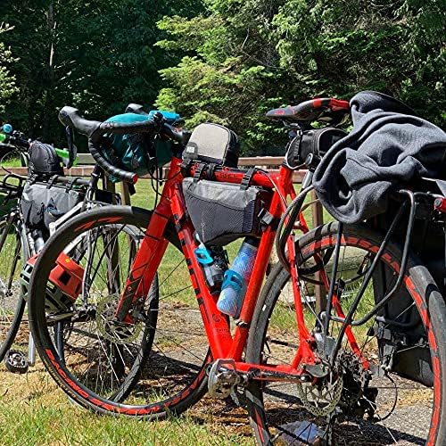 Two Wheel Gear - Mamquam Bicycle Frame Bag - Water Resistant, Adjustable - Designed for Commuting and Touring