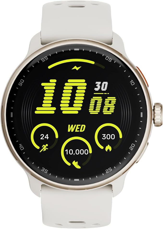 R3 GPS Smartwatch (White/Gold)
