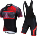 Men's Cycling Jersey Set, Summer Mountain Bike Clothing Short Sleeved Riding Jerseys