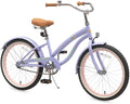 ACEGER Girls Beach Cruiser Bike for Kids 5-13 Years Old, 16" 18" 20" 24" Single Speed Kids Bicycle Included Coaster Brake, Front and Rear Reflectors, 24" 7 Speeds with Dual Brakes
