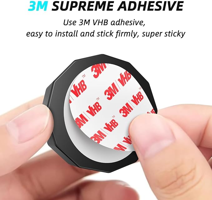 GPS Tracker for Vehicles, GPS Vehicle Tracker No Monthly Fee, Hidden Car Tracking Device with Apple Find My (iOS Only), Mini Real-Time Location Tracker with Ultra Adhesive Sticker for Cars, Bikes