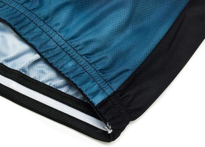MOXILYN Men's Cycling Jersey Full Zip Riding Clothing Mountain Bike Tops Quick Dry - Bike Shirts
