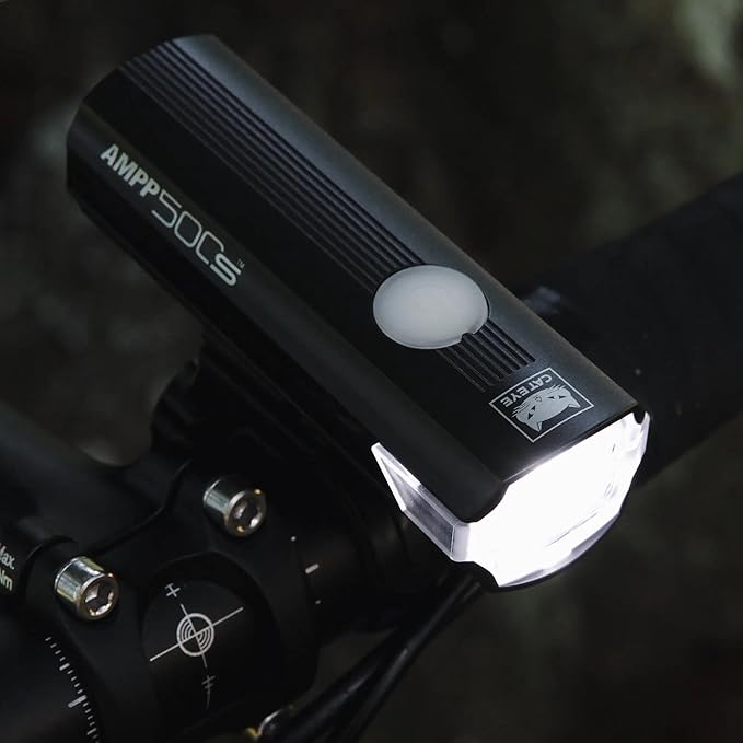 CATEYE AMPP & ViZ USB Rechargeable Bike Light Combo Kit – IPX4 Waterproof High Lumen AMPP Opticube™ LED Headlight & ViZ USB Daytime Safety Light, Visible up to 1 Mile, Fits Road, MTB, Gravel Bikes