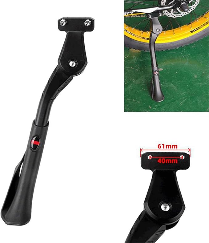 Adjustable Bike Kickstand for 20-29 Inch Wheels - Sturdy Aluminum Alloy Stand for Mountain, Folding Bikes