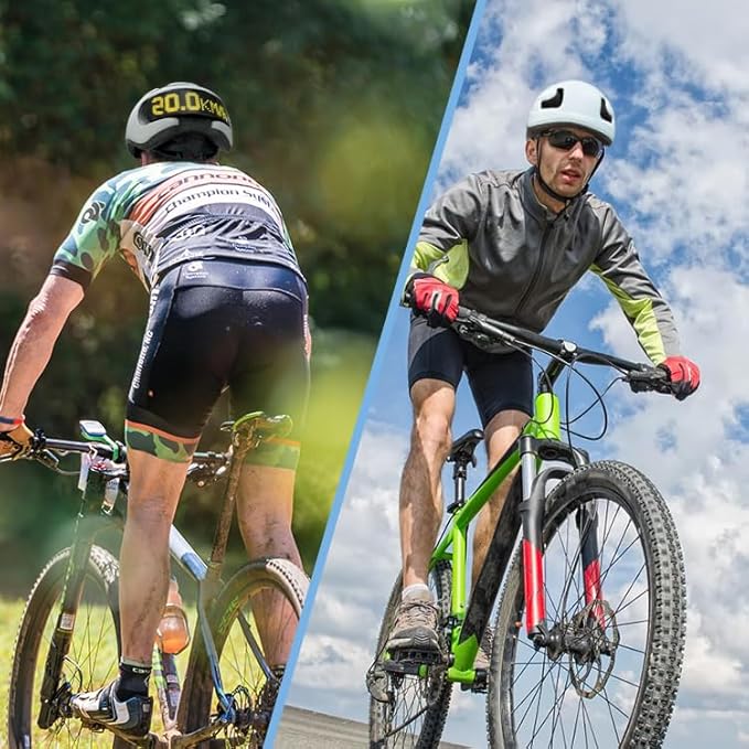 Bike Helmet, Smart App Program Bike Helmet with USB Rechargeable Light, Back Light Mountain for Adult&Men Women, with Turn Signals Remote Control