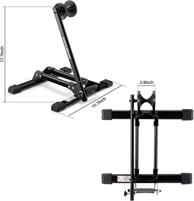 ROCKBROS Bike Stand Floor Stable Bike Storage Rack Bicycle Parking Stand for Mountain and Road Bike Indoor and Outdoor