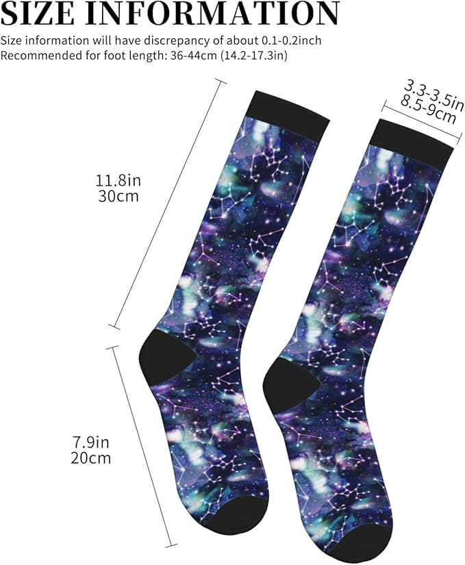 bassyil Compression Socks for Women & Men Circulation 15-20 mmHg Knee High Best Support for Nurses Travel Running Athletic