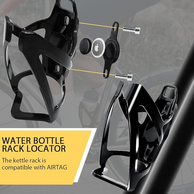 Bike Water Bottle Holder Ultra-Light Bicycle Bottle Cages, Universal Bike Cup Holder Rack for Road MTB Bikes (No Tracker)