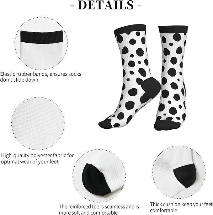 Crew Athletic Socks Funny Crazy Casual Sports Novelty Dress Socks for Women Men Running Hiking
