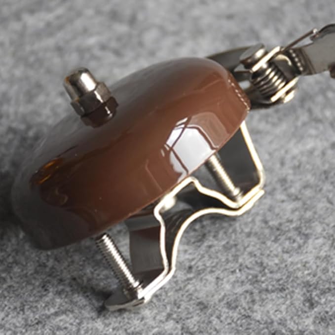 Bicycle Retro Bell Leisure Bicycle Dial Bell Aluminum Silver Gold Coffee Brown Bicycle Bell Bicycle Bell