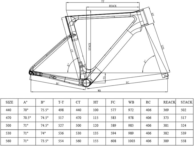 Carbon Road Bike Frameset 700C Breaking Wind Racing Bike Frame 44/47/50/53/56cm Disc Brake Frame Thru Axle 12 * 100/12 * 142mm Lightweight