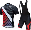 Men's Cycling Jersey Set, Summer Mountain Bike Clothing Short Sleeved Riding Jerseys