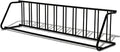 10 Bike Rack for Garage, Heavy Duty Steel Bicycle Rack Freestanding with Floor Mount Kit, Single-Sided Parking Stand for 10 Bicycles, Commercial Grade Bike Racks for Apartments & Schools, Black