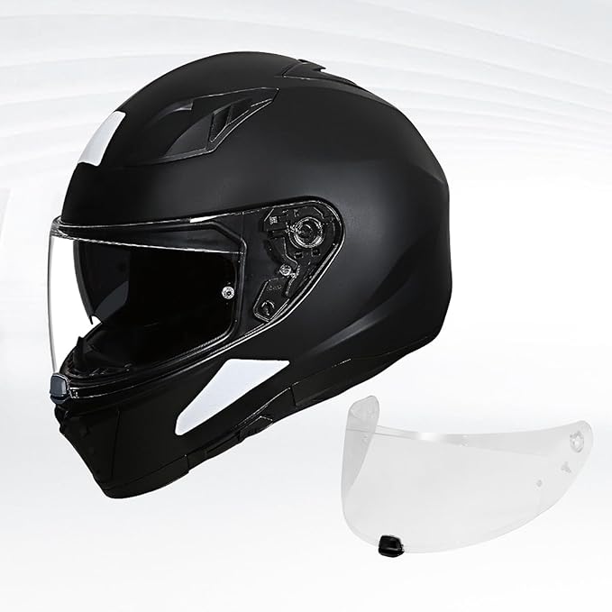 HJ-31 Shield Replacement, HJ-31 Visor Face Shield Compatible With I10/I70 Motorcycle Helmet Visor Accessories (Clear)