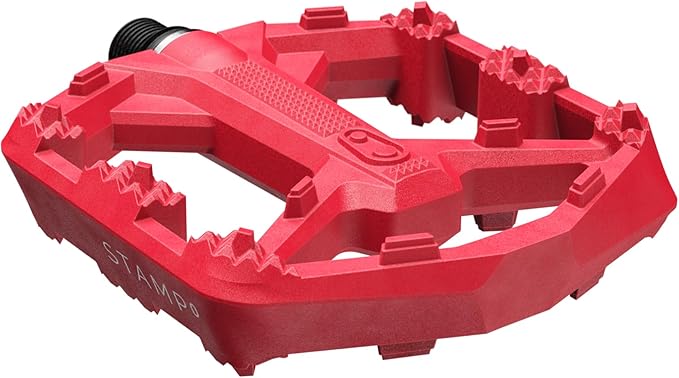 Crankbrothers Stamp Flat MTB Pedals - Size-Specific, Lightweight, Versatile, Durable Bike Pedals