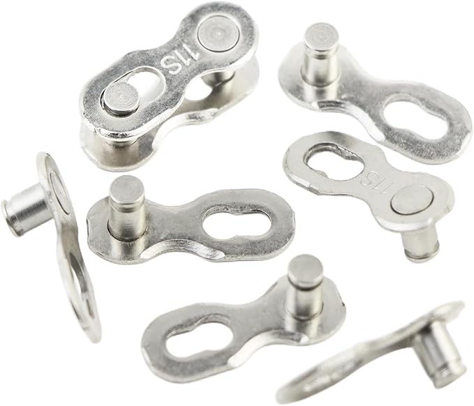4 Pairs Bicycle Missing Link 1/6/7/8/9/10/11/12 Speed Chain Reusable Steel Bike Chain Link